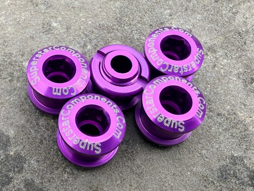7075 aluminium chainring bolts - 7075,
