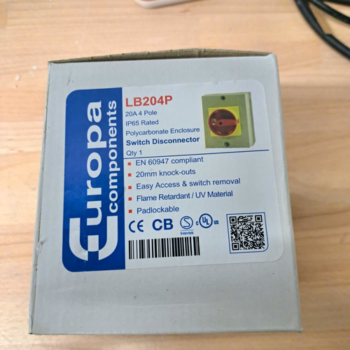 Europa components lb204p 20a - lb204p, 4