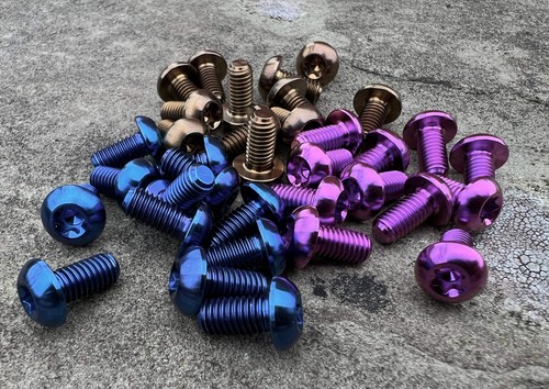 Titanium rotor bolts 12 pack - bolts,