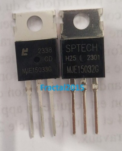 Pair mje15032g mje15033g - 1,
