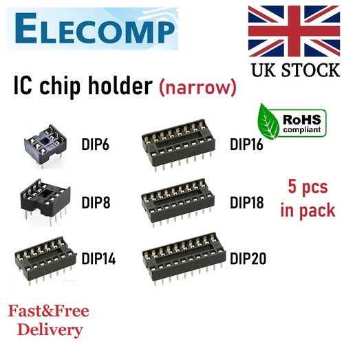 Esd socker holder for - ic,