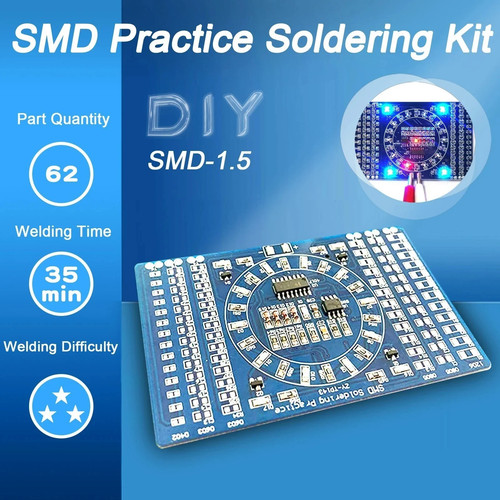 Smd soldering practice - pc,