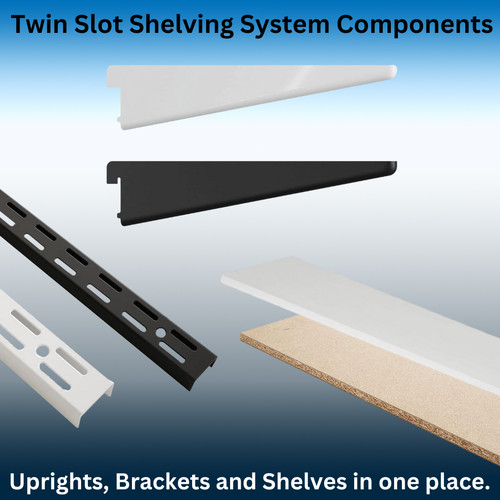 Twin slot shelving system - slot,